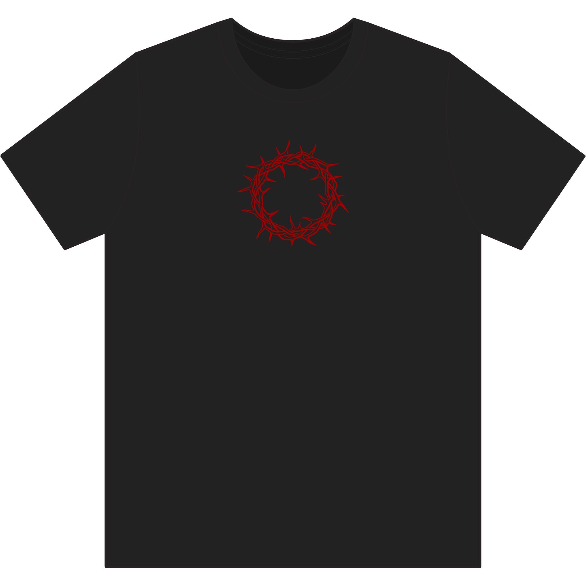 Performance T-Shirt -- Christian Theme -- Crown of Thorns (Red)
