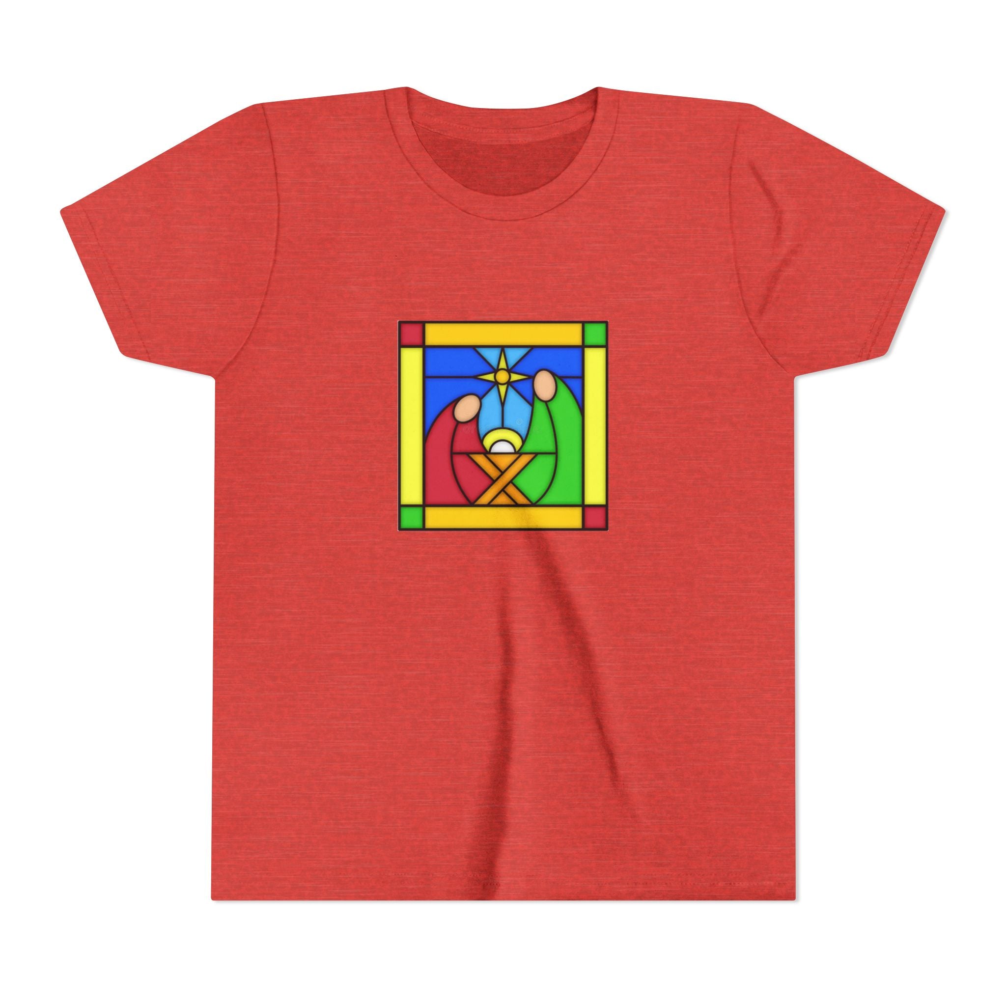 Kids T Shirt -- Christian Theme -- Jesus Nativity