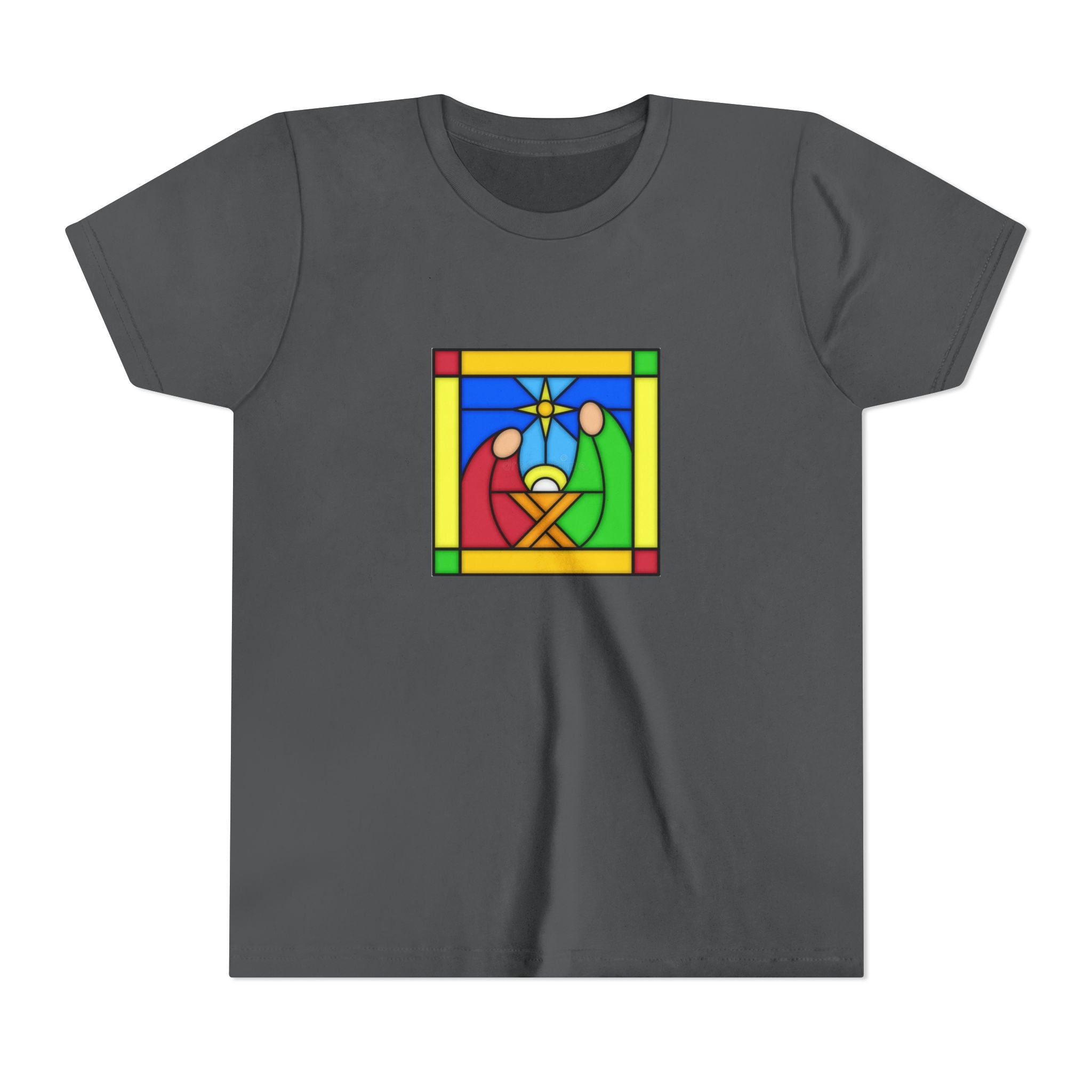 Kids T Shirt -- Christian Theme -- Jesus Nativity