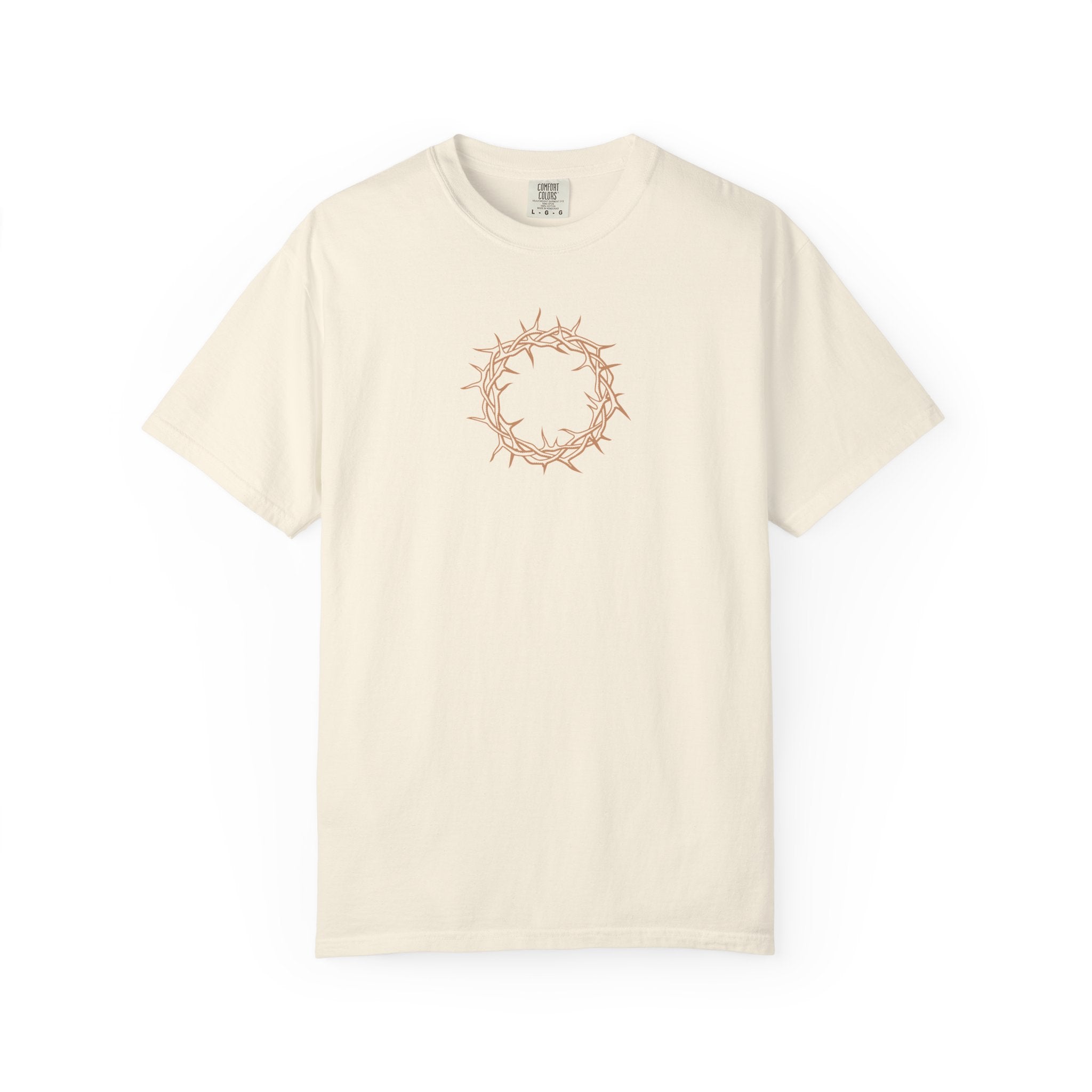 Relaxed T-Shirt -- Christian Theme -- Crown of Thorns (Light Red)