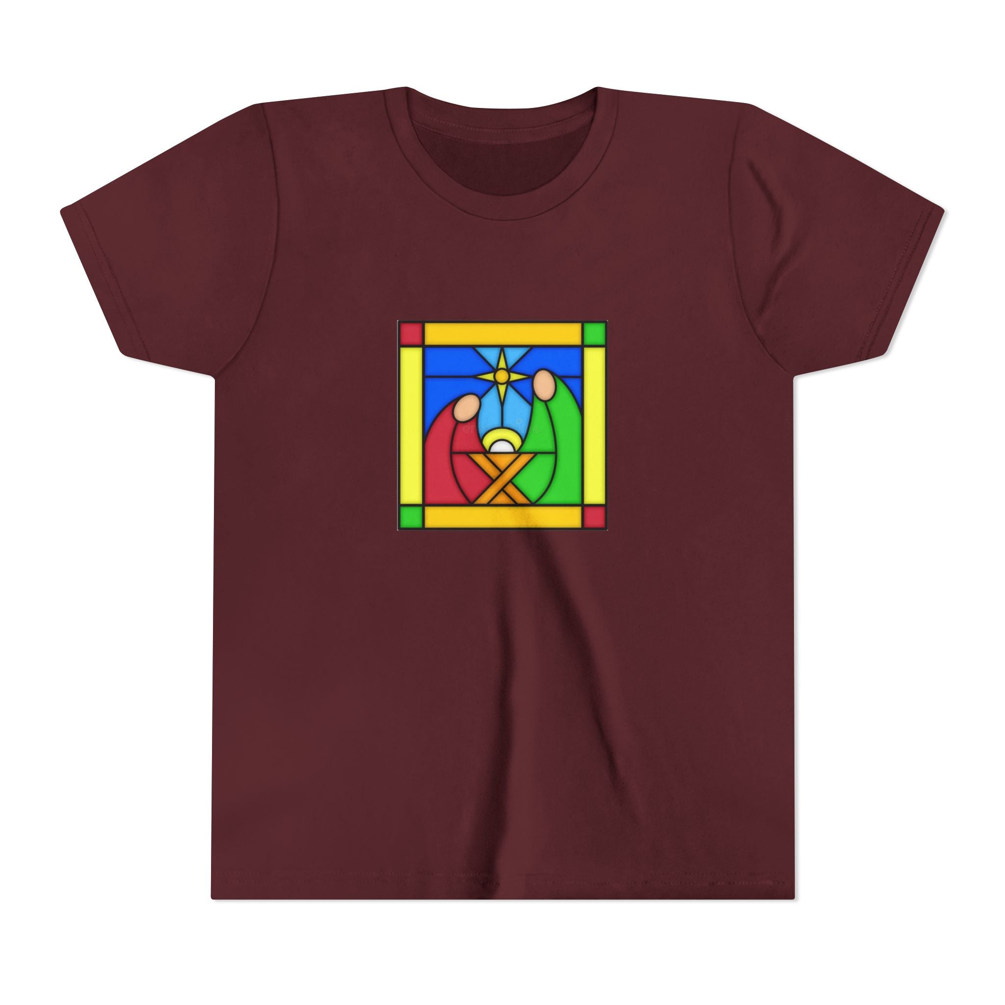 Kids T Shirt -- Christian Theme -- Jesus Nativity