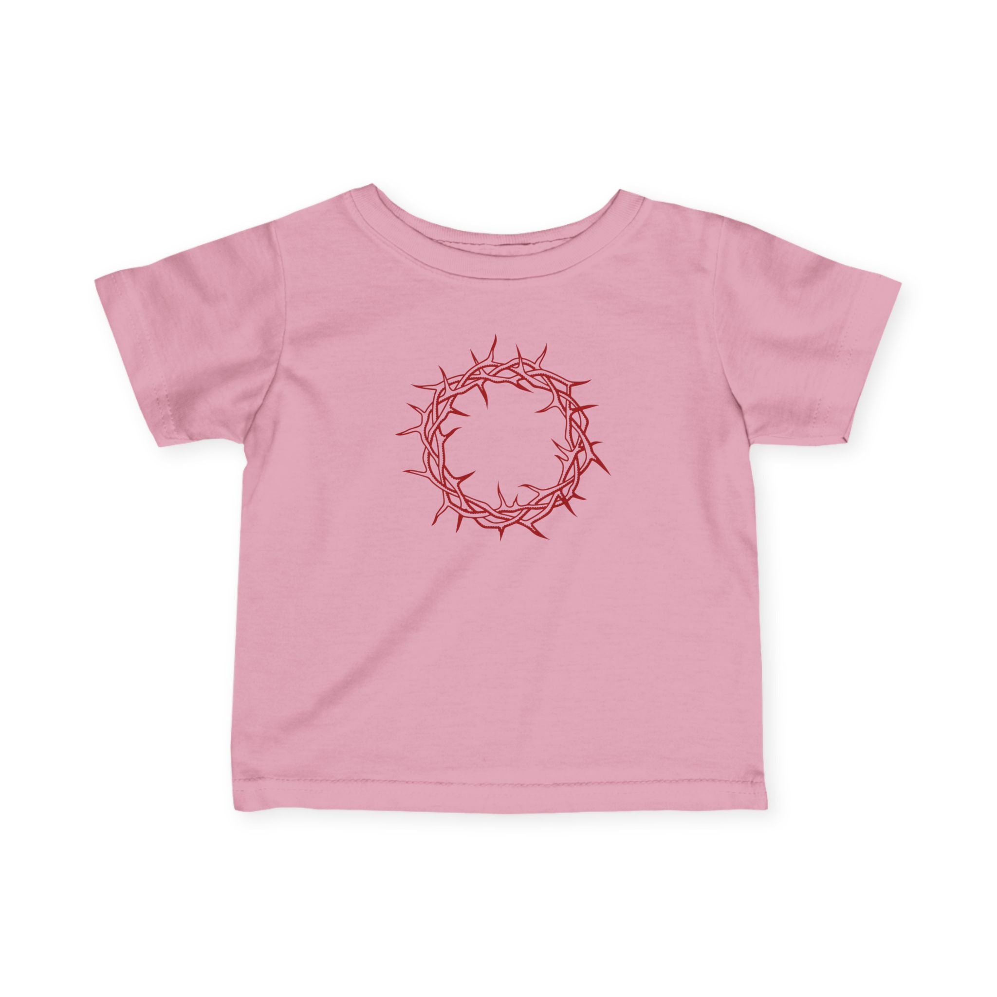 Infant T-Shirt -- Christian Theme -- Crown of Thorns (Red)