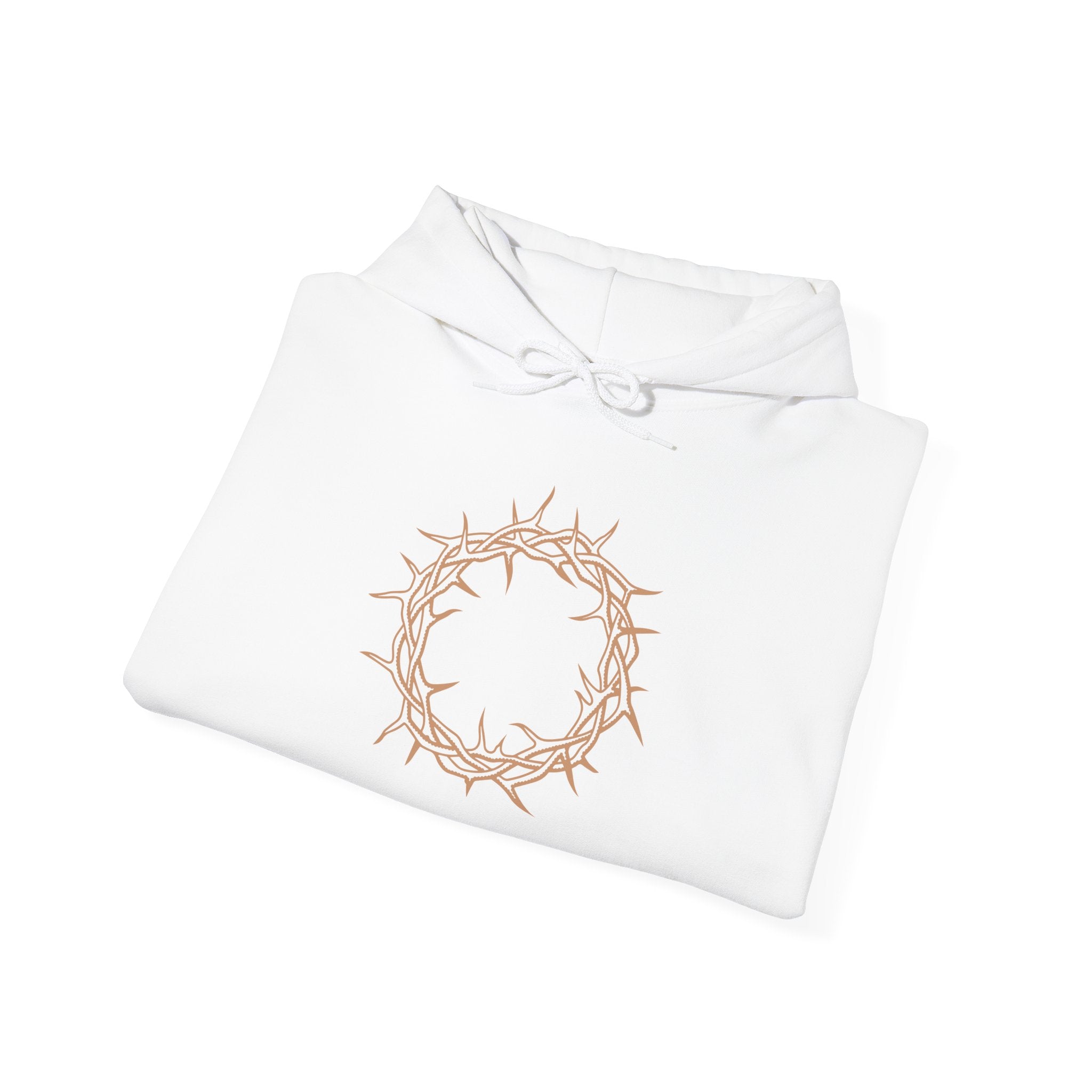 Hoodie -- Christian Theme -- Crown of Thorns (Light Red)