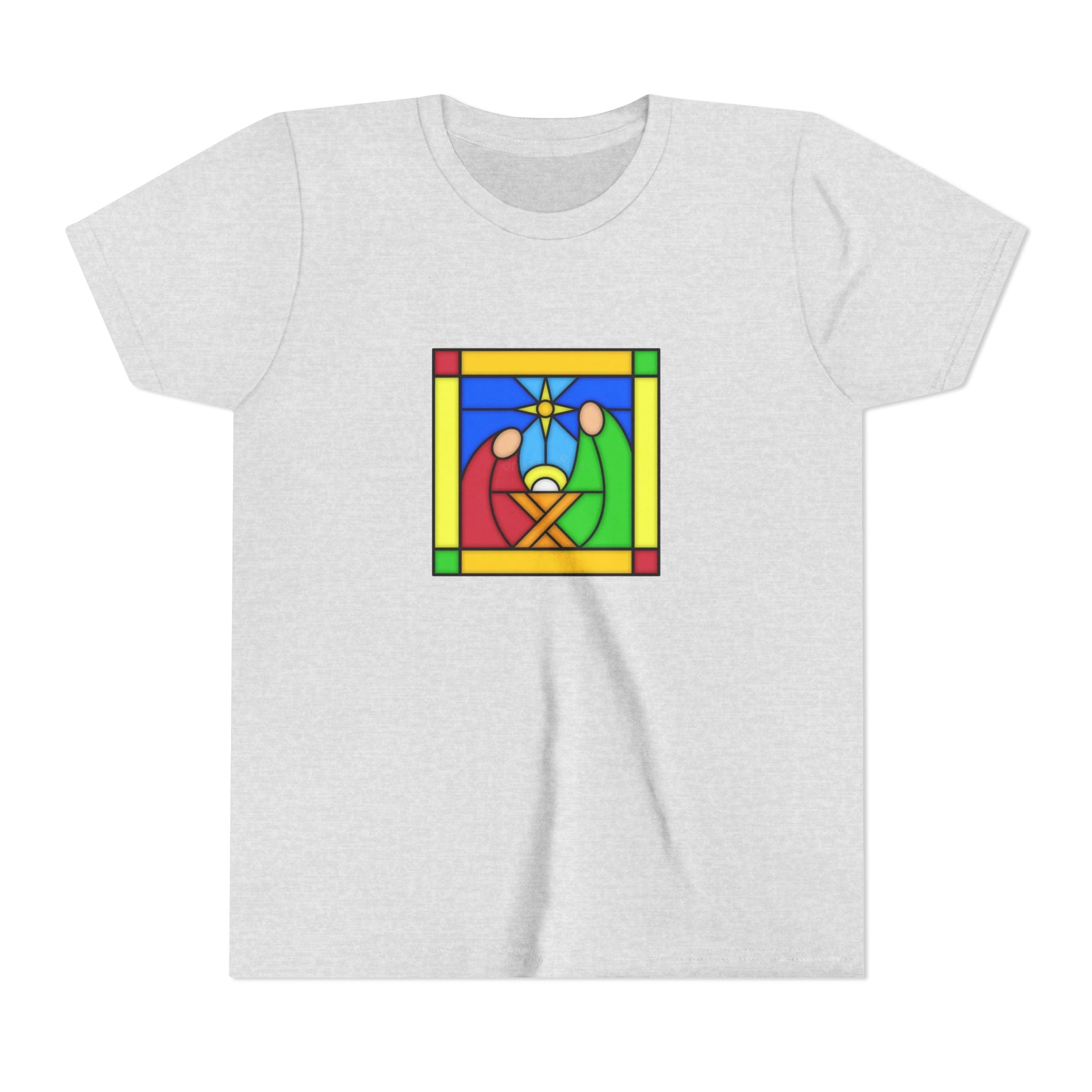 Kids T Shirt -- Christian Theme -- Jesus Nativity