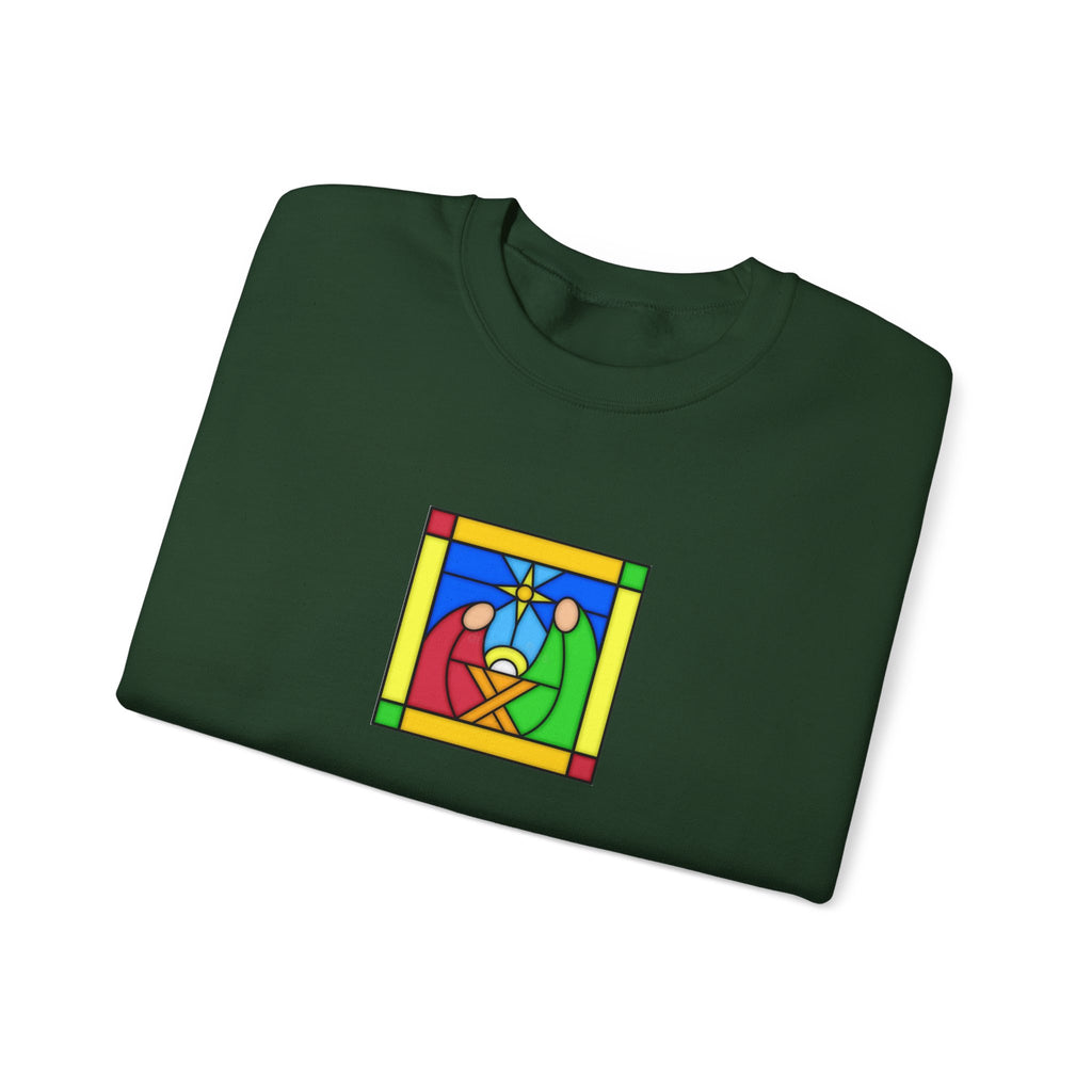Crewneck Sweatshirt -- Christian Theme -- Jesus Nativity