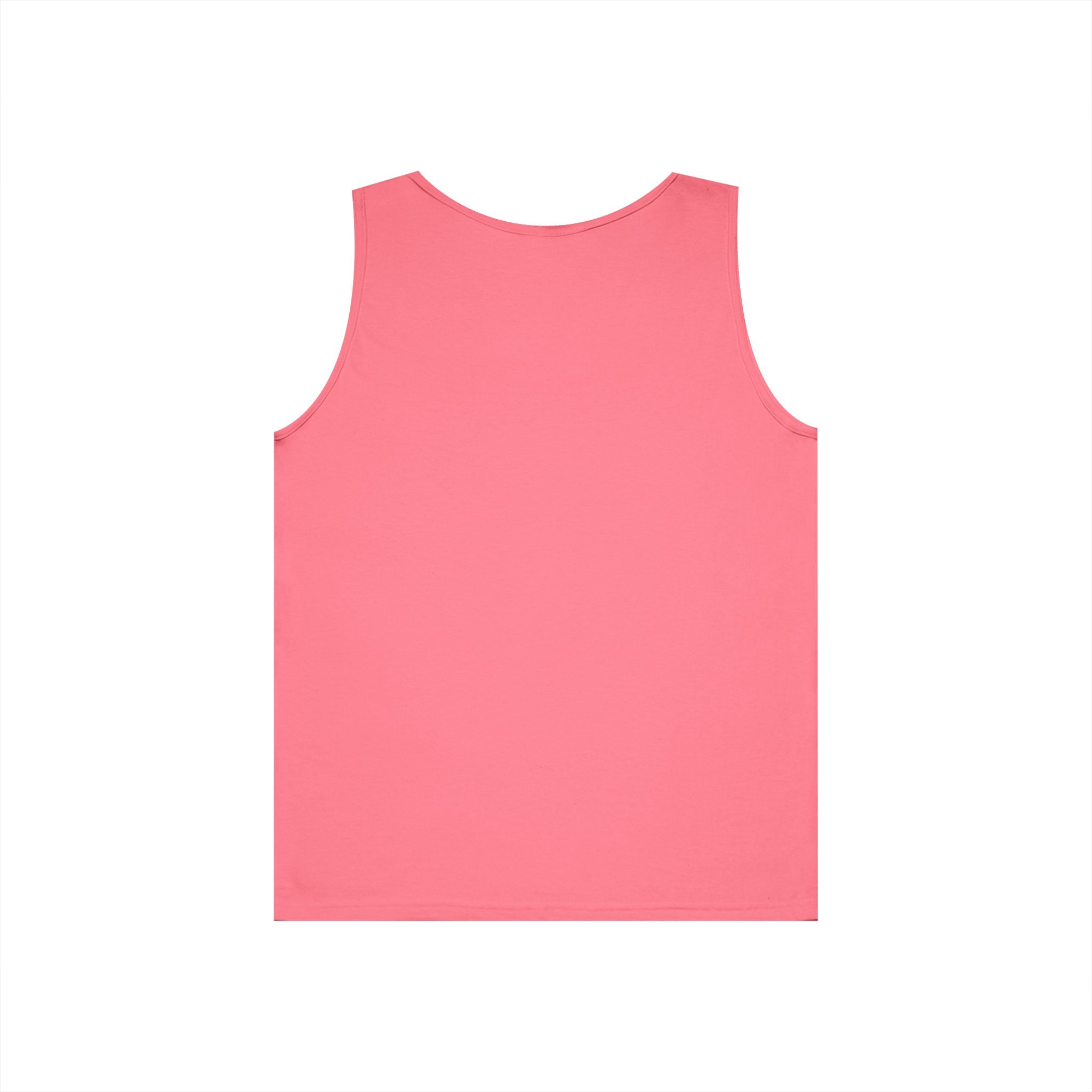 Heavy Cotton Tank Top -- Christian Theme -- Holy Spirit Dove Heart Flame