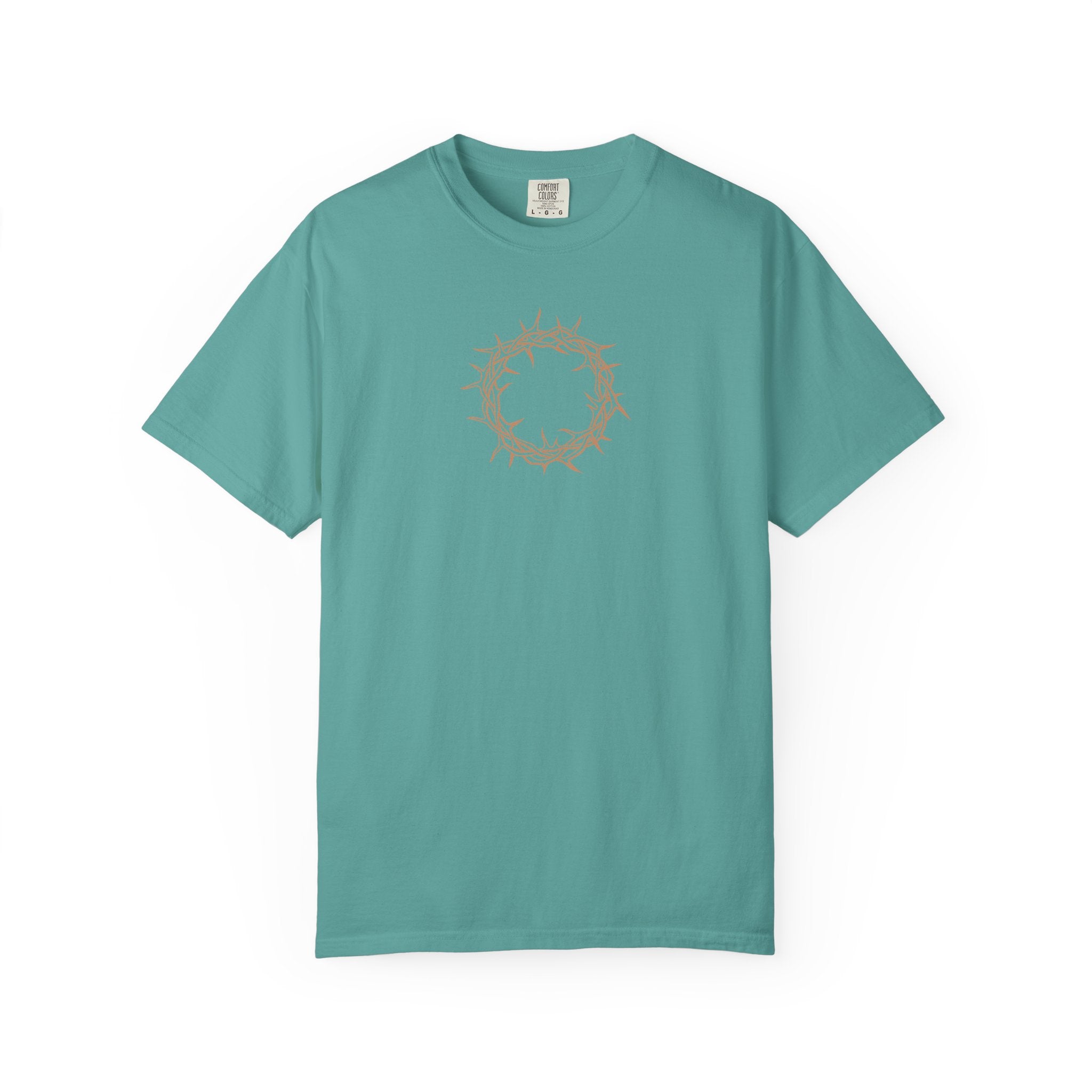 Relaxed T-Shirt -- Christian Theme -- Crown of Thorns (Light Red)