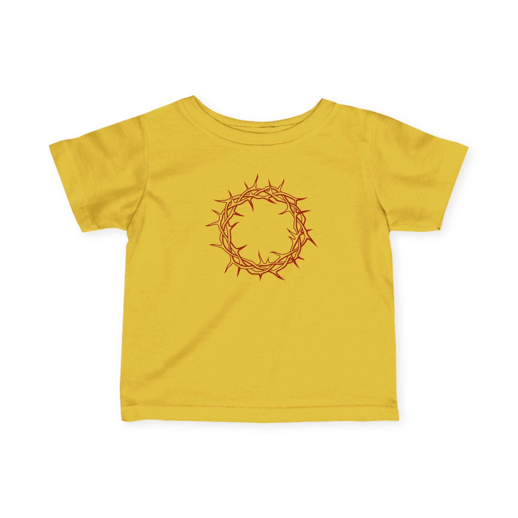 Infant T-Shirt -- Christian Theme -- Crown of Thorns (Red)