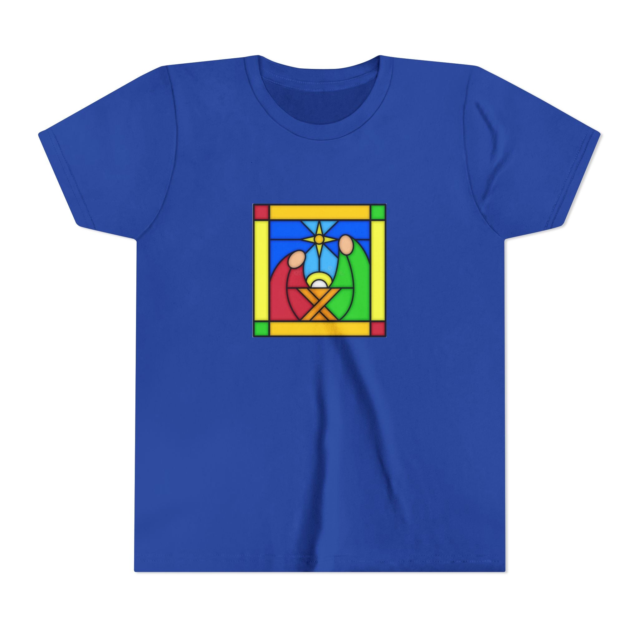 Kids T Shirt -- Christian Theme -- Jesus Nativity