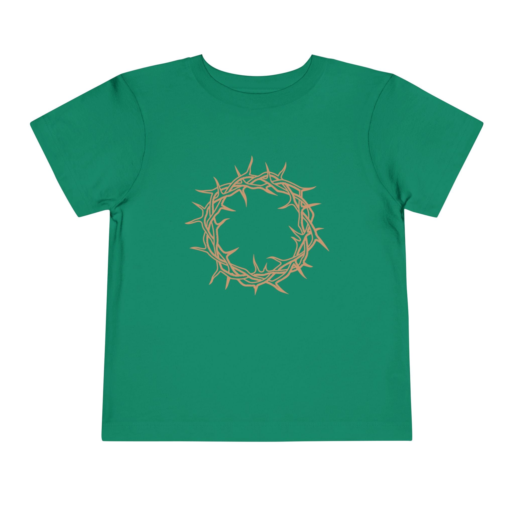 Toddler T-Shirt -- Christian Theme -- Crown of Thorns (Light Red)