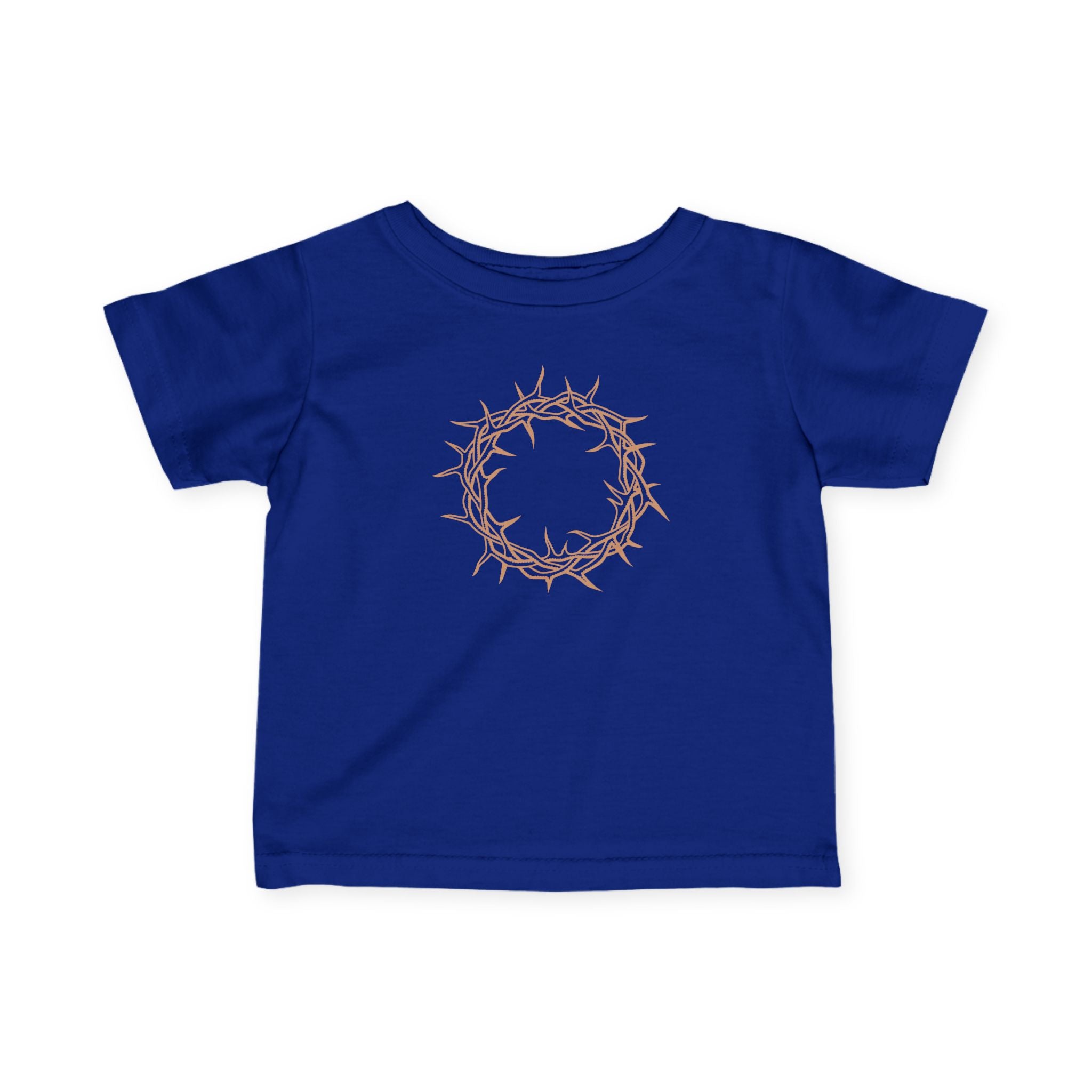 Infant T-Shirt -- Christian Theme -- Crown of Thorns (Light Red)