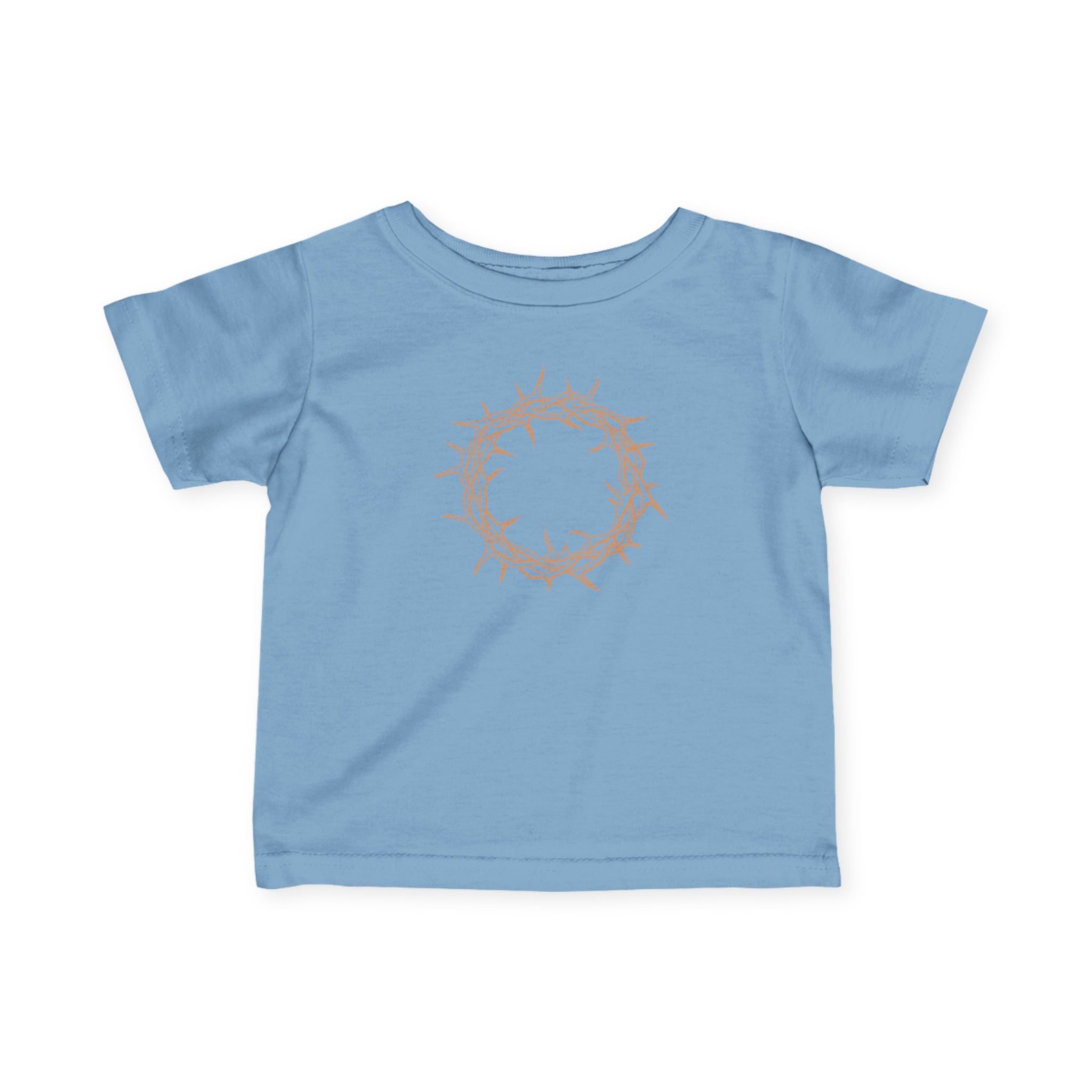 Infant T-Shirt -- Christian Theme -- Crown of Thorns (Light Red)