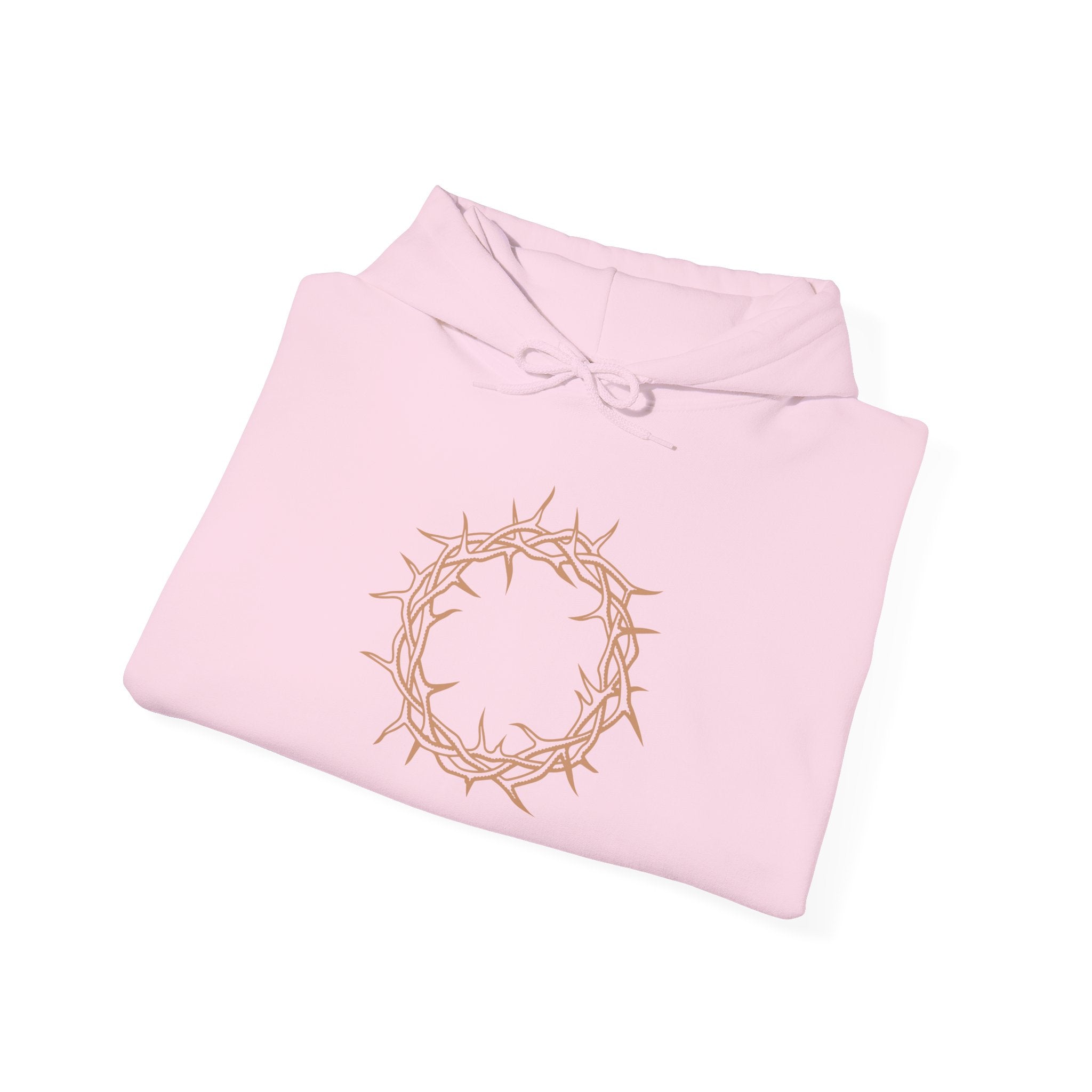 Hoodie -- Christian Theme -- Crown of Thorns (Light Red)