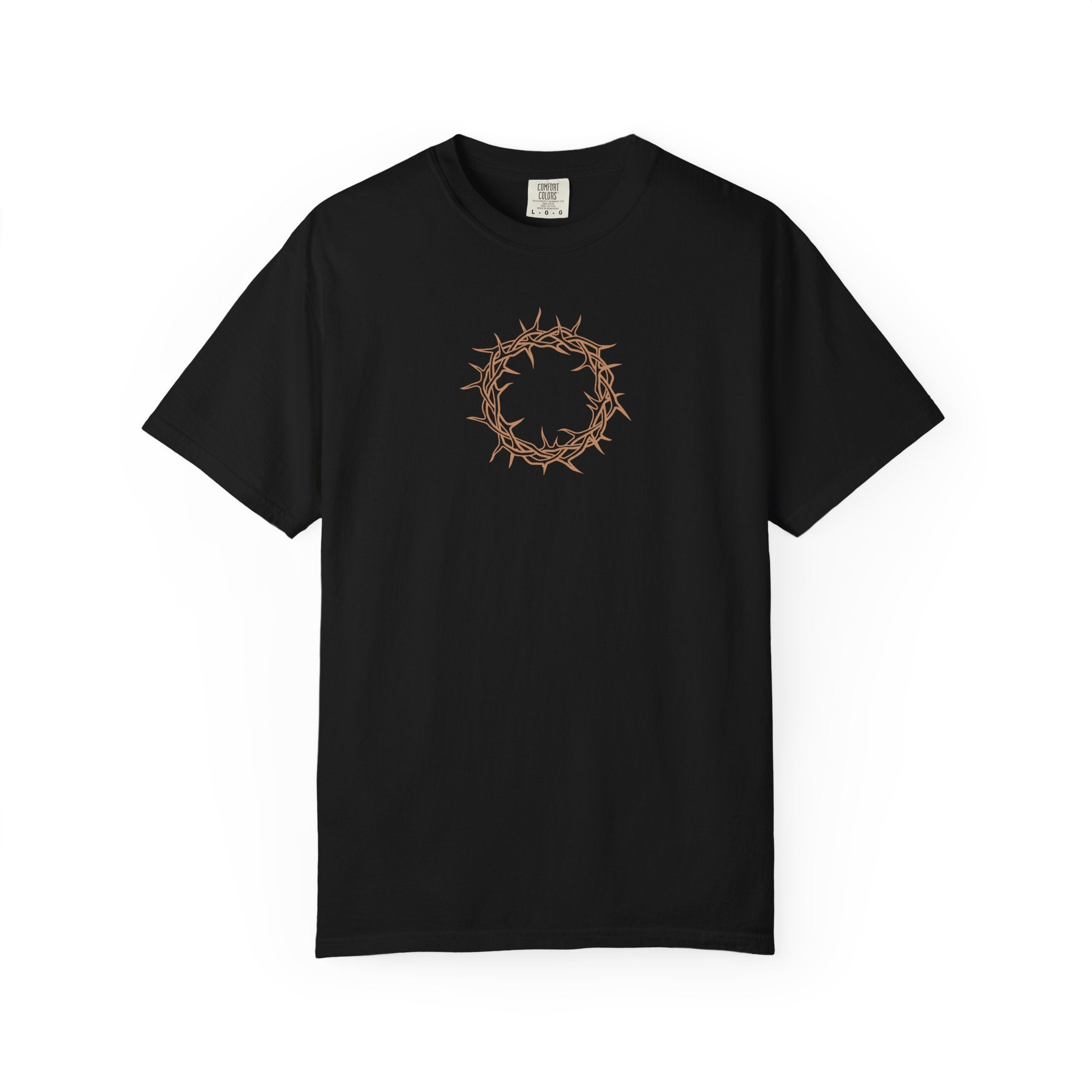 Relaxed T-Shirt -- Christian Theme -- Crown of Thorns (Light Red)