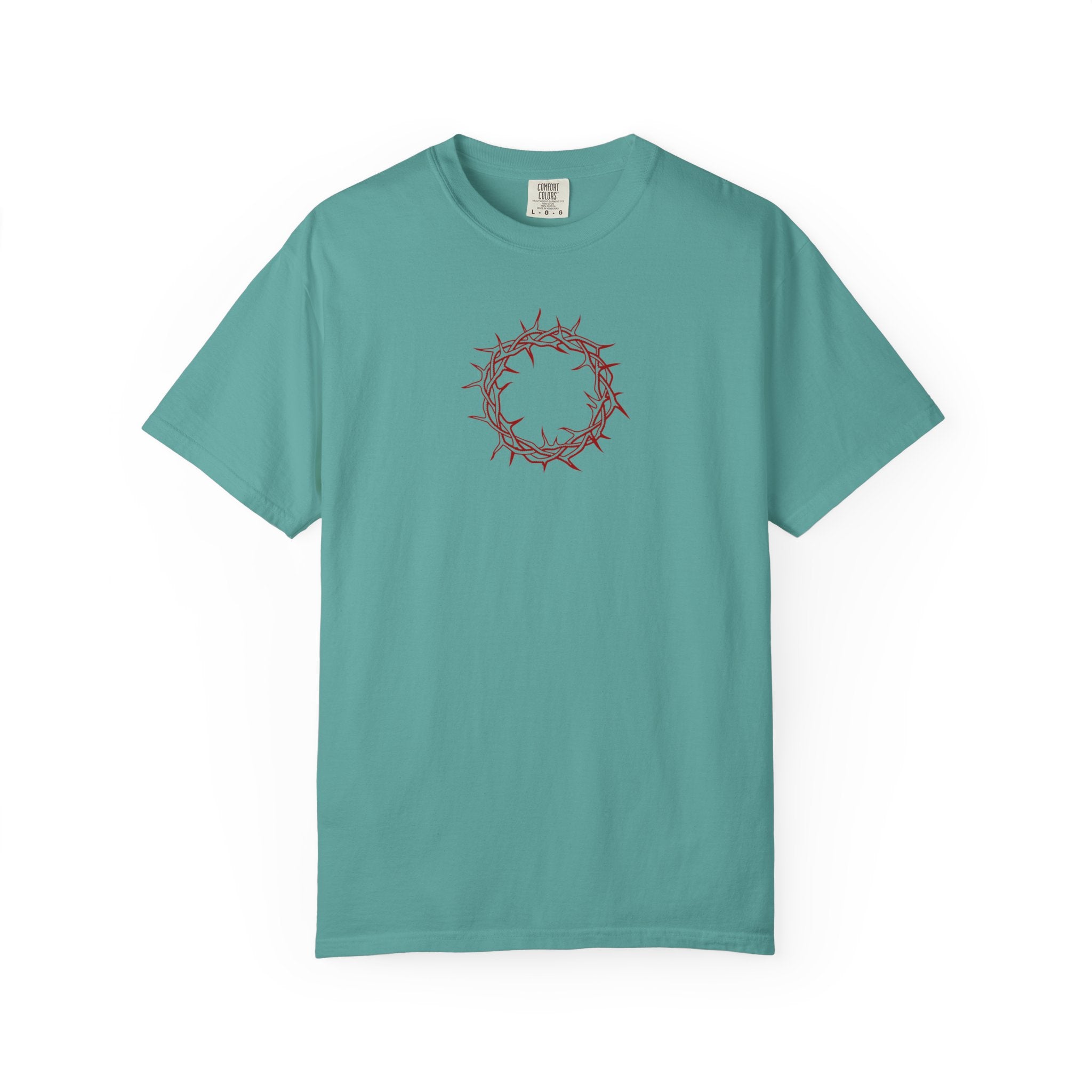Relaxed T-Shirt -- Christian Theme -- Crown of Thorns (Red)