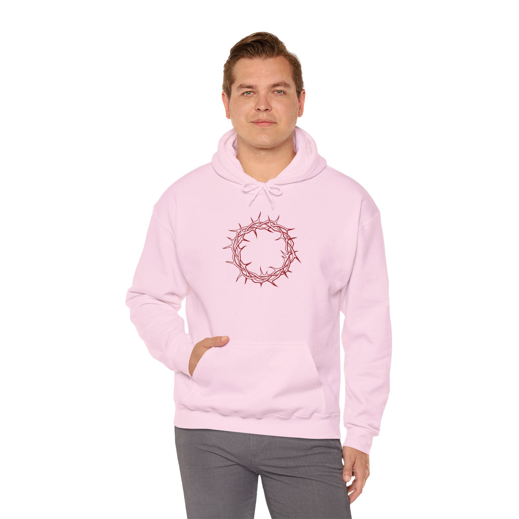 Hoodie -- Christian Theme -- Crown of Thorns (Red)