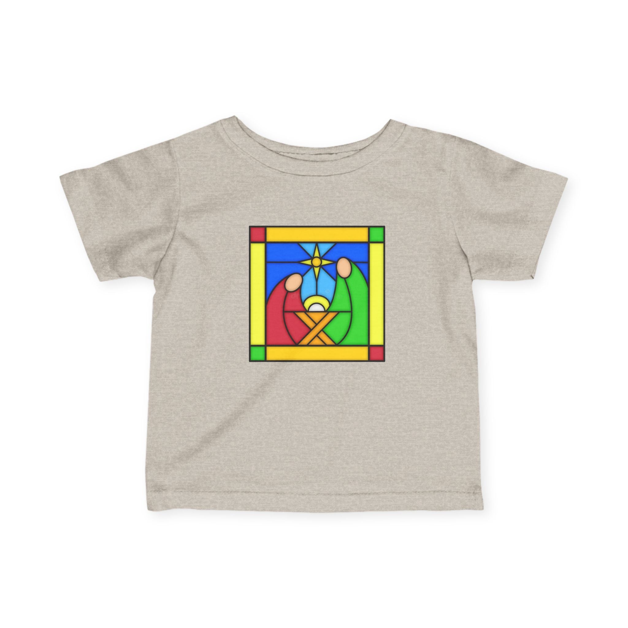 Infant Tee Shirt -- Christian Theme -- Jesus Nativity