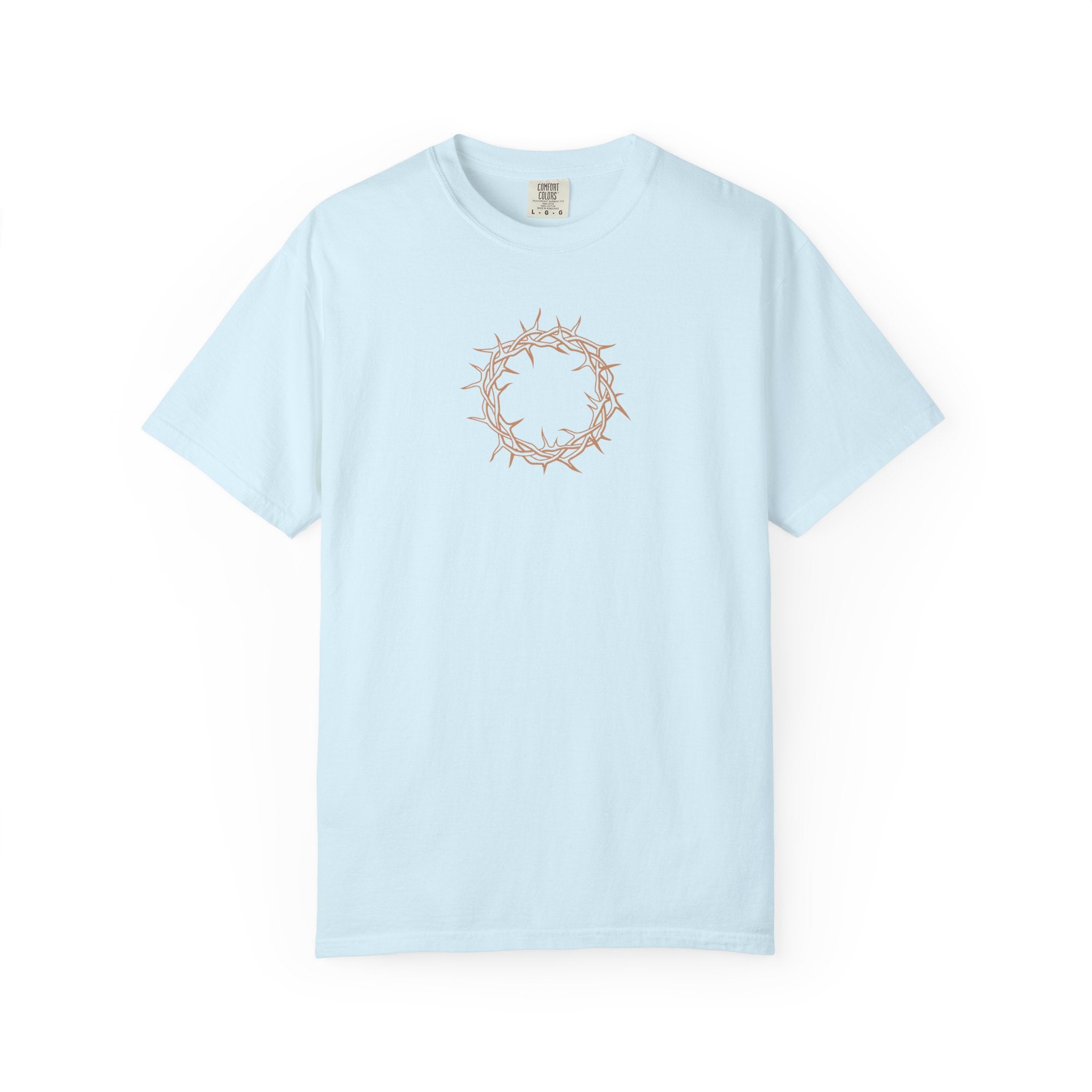 Relaxed T-Shirt -- Christian Theme -- Crown of Thorns (Light Red)