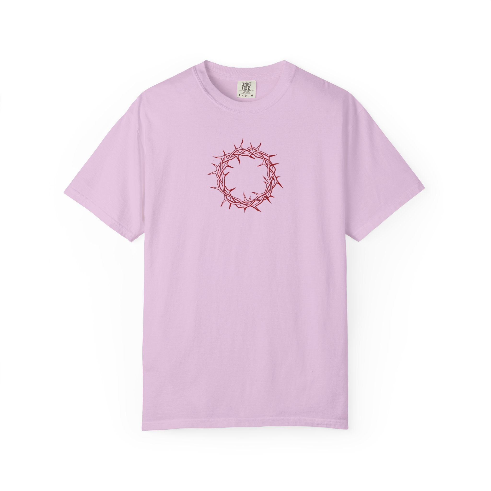Relaxed T-Shirt -- Christian Theme -- Crown of Thorns (Red)