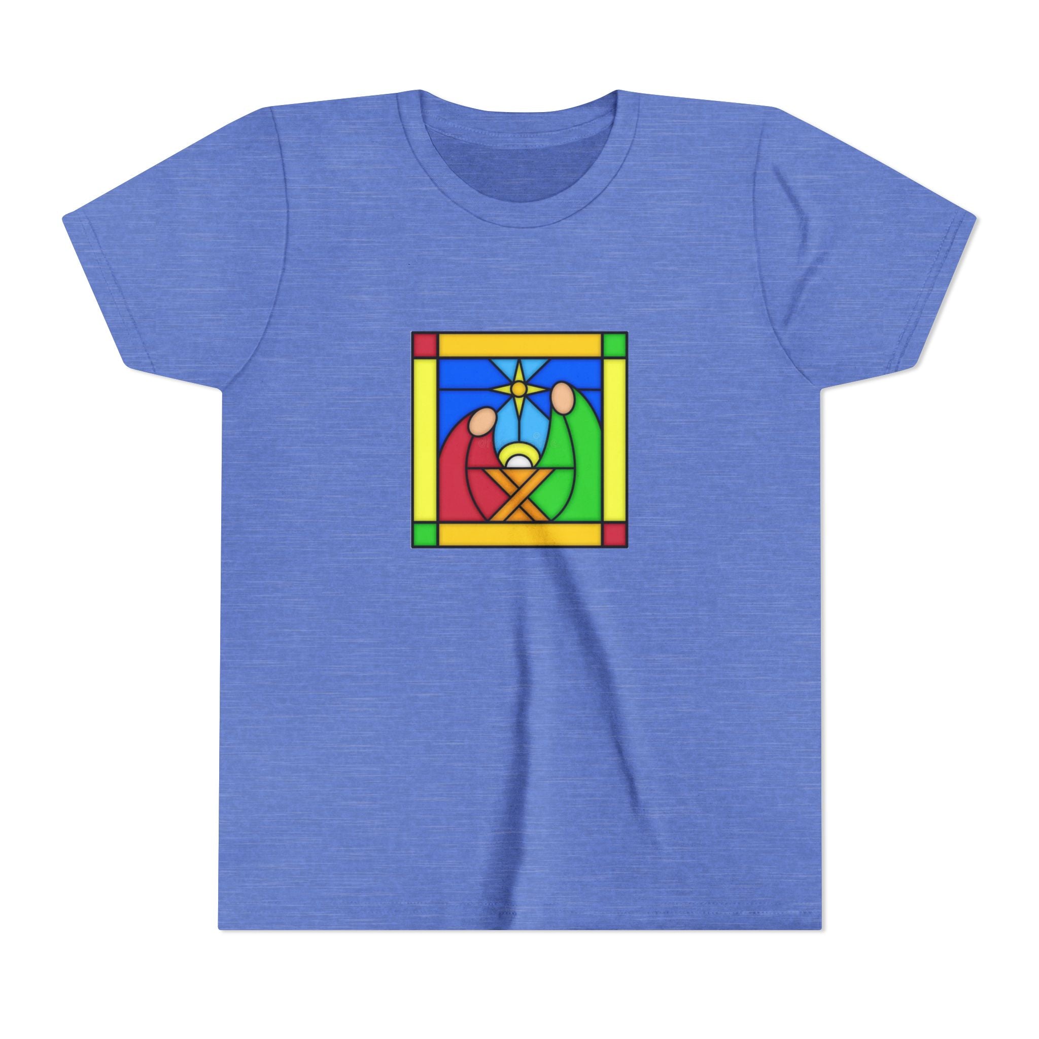 Kids T Shirt -- Christian Theme -- Jesus Nativity
