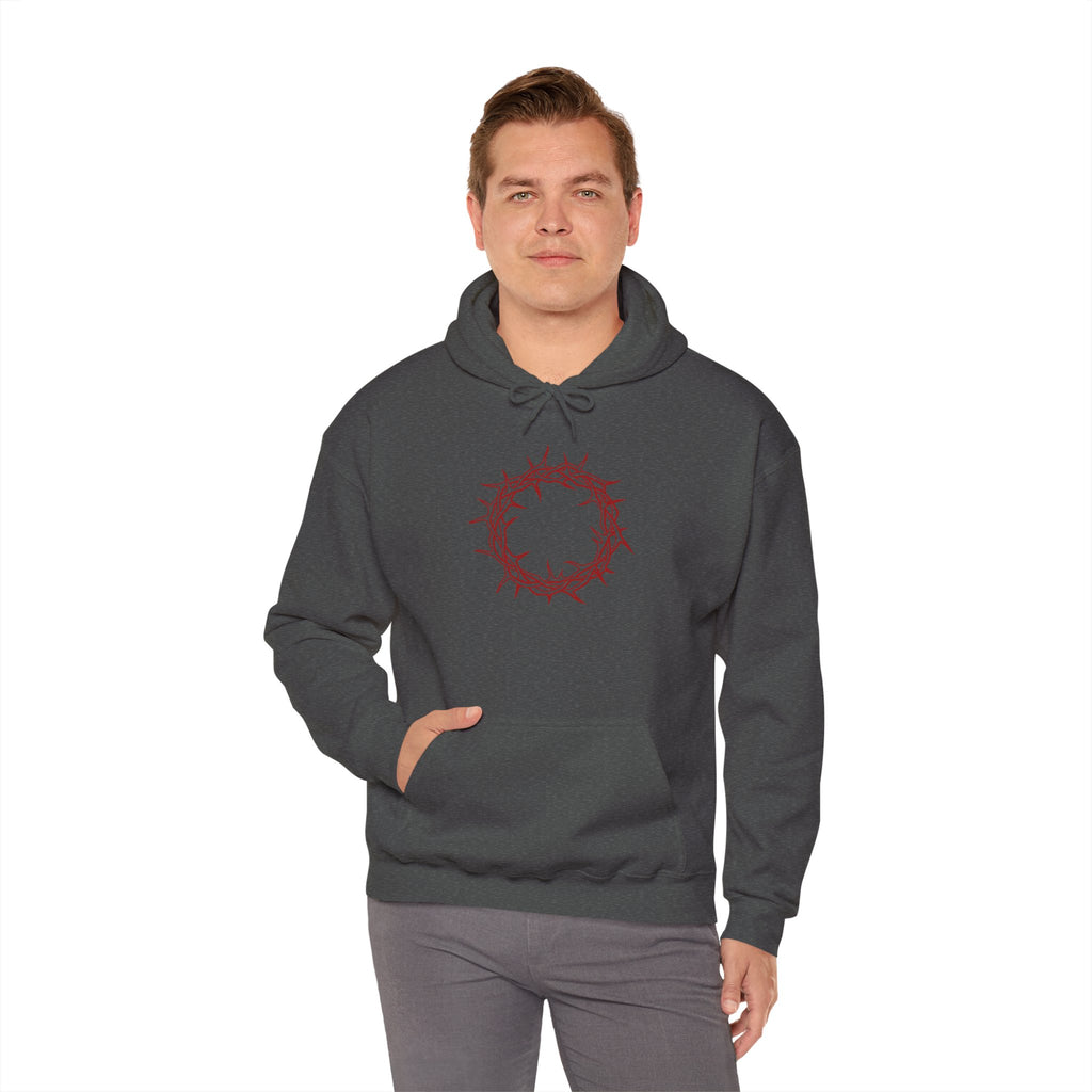Hoodie -- Christian Theme -- Crown of Thorns (Red)