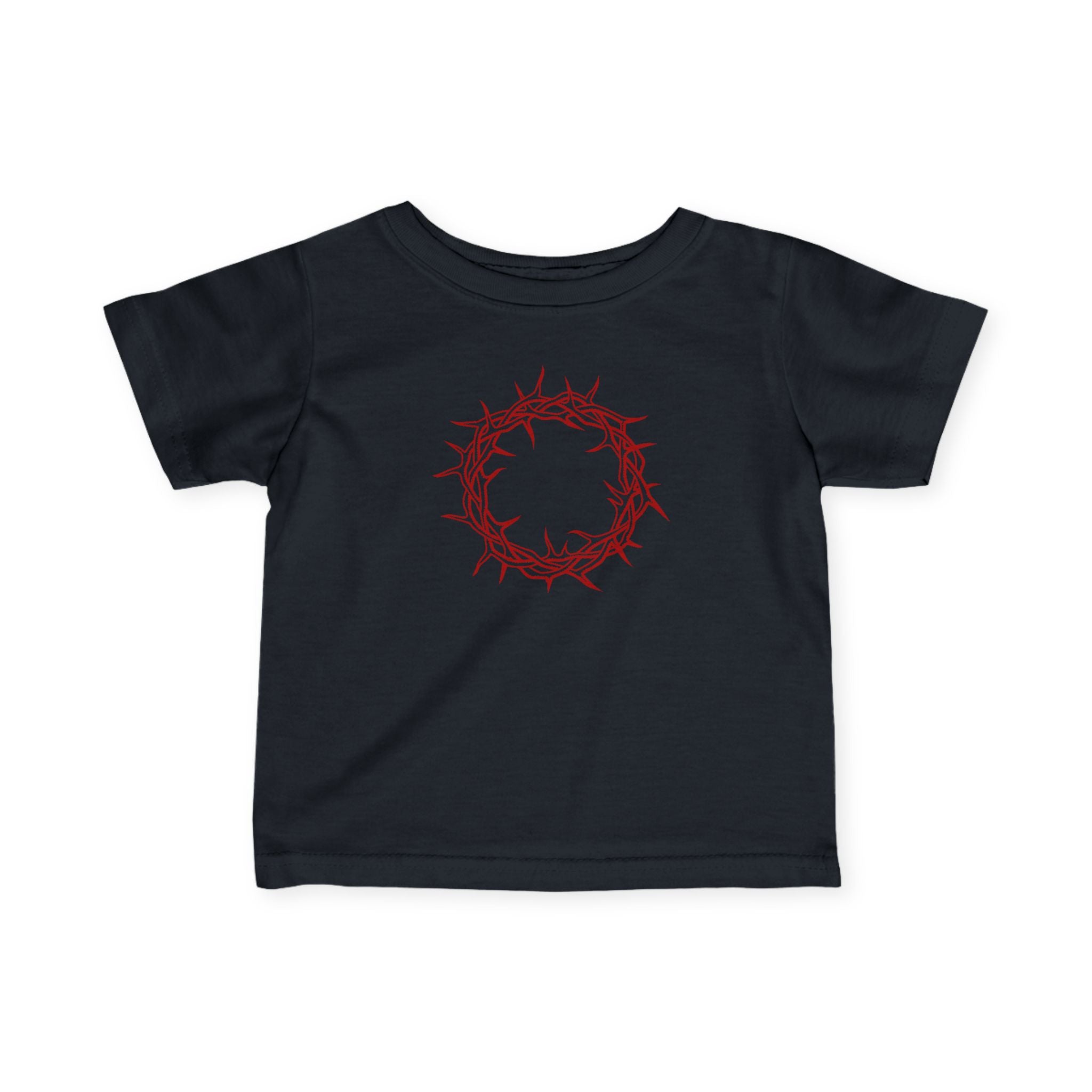 Infant T-Shirt -- Christian Theme -- Crown of Thorns (Red)