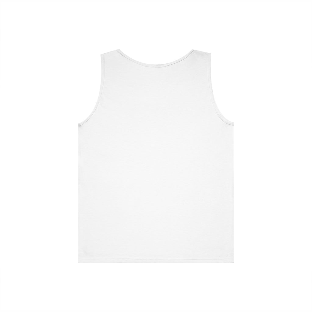 Heavy Cotton Tank Top -- Christian Theme -- Holy Spirit Dove Heart Flame