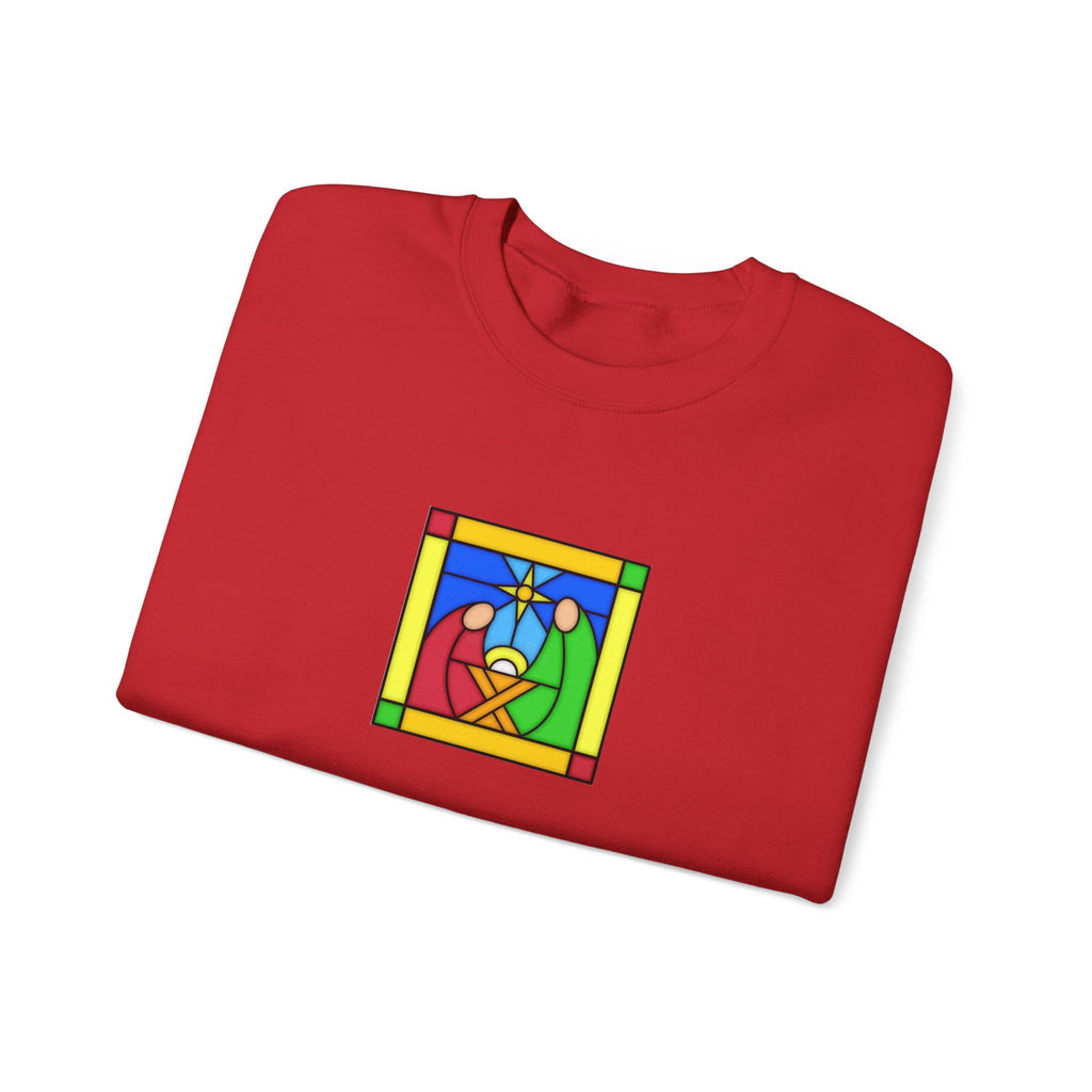 Crewneck Sweatshirt -- Christian Theme -- Jesus Nativity