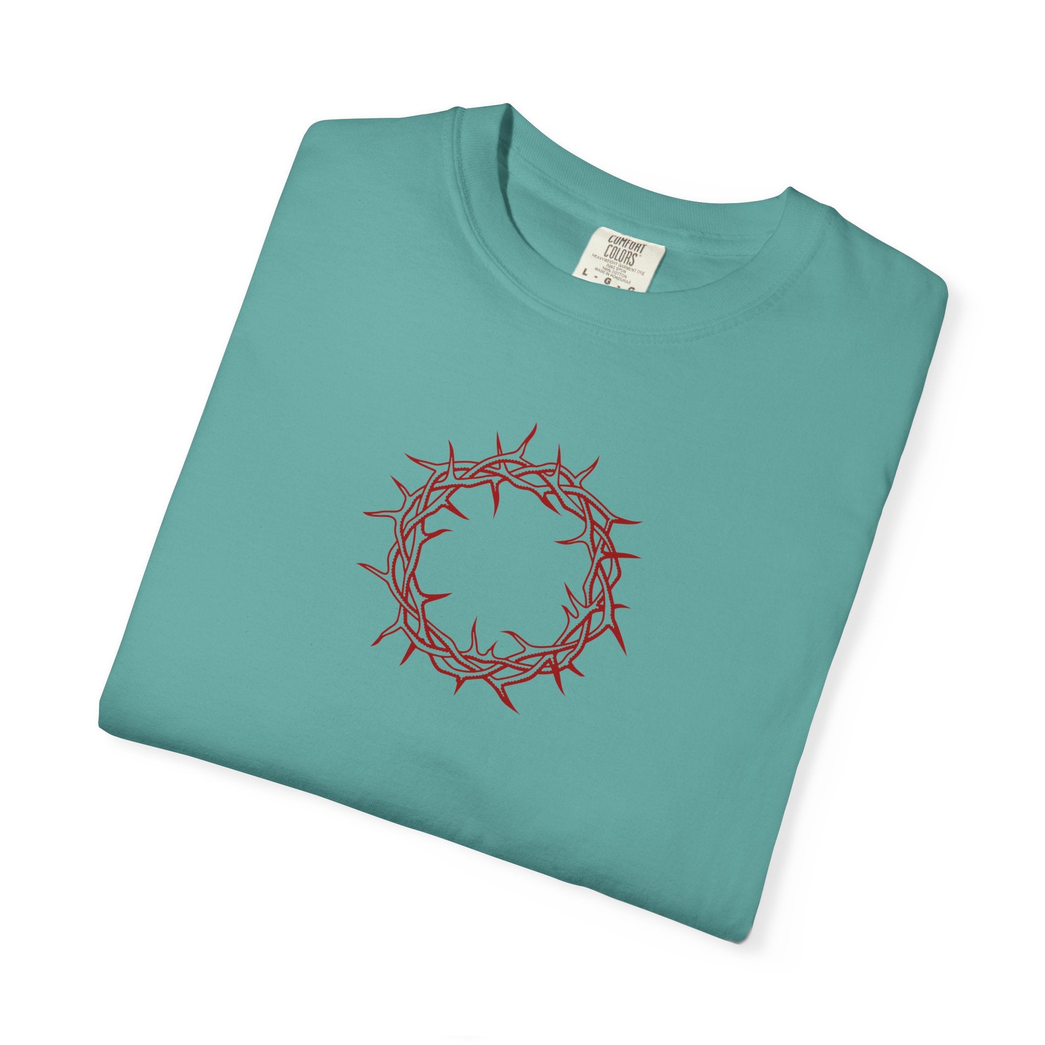 Relaxed T-Shirt -- Christian Theme -- Crown of Thorns (Red)