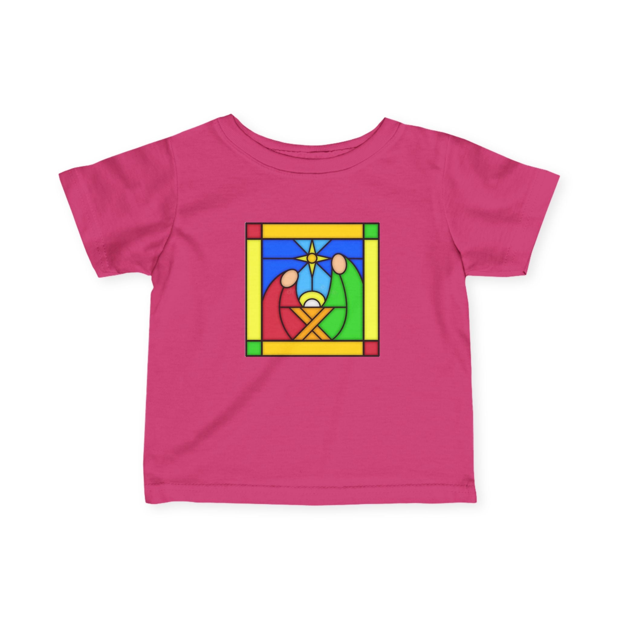 Infant Tee Shirt -- Christian Theme -- Jesus Nativity