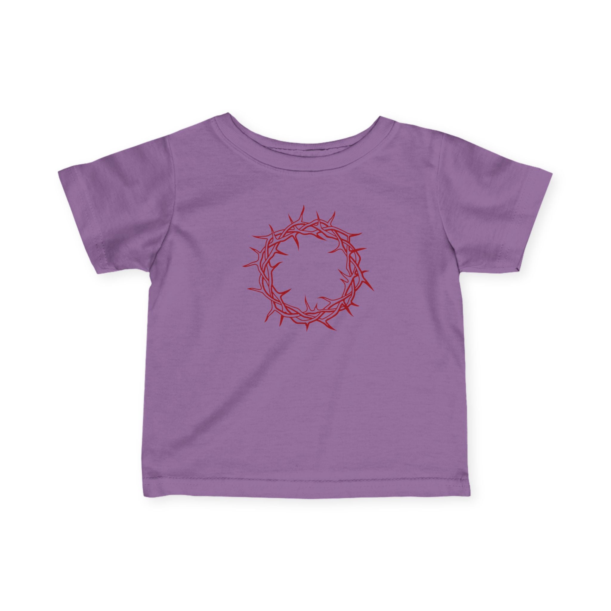 Infant T-Shirt -- Christian Theme -- Crown of Thorns (Red)