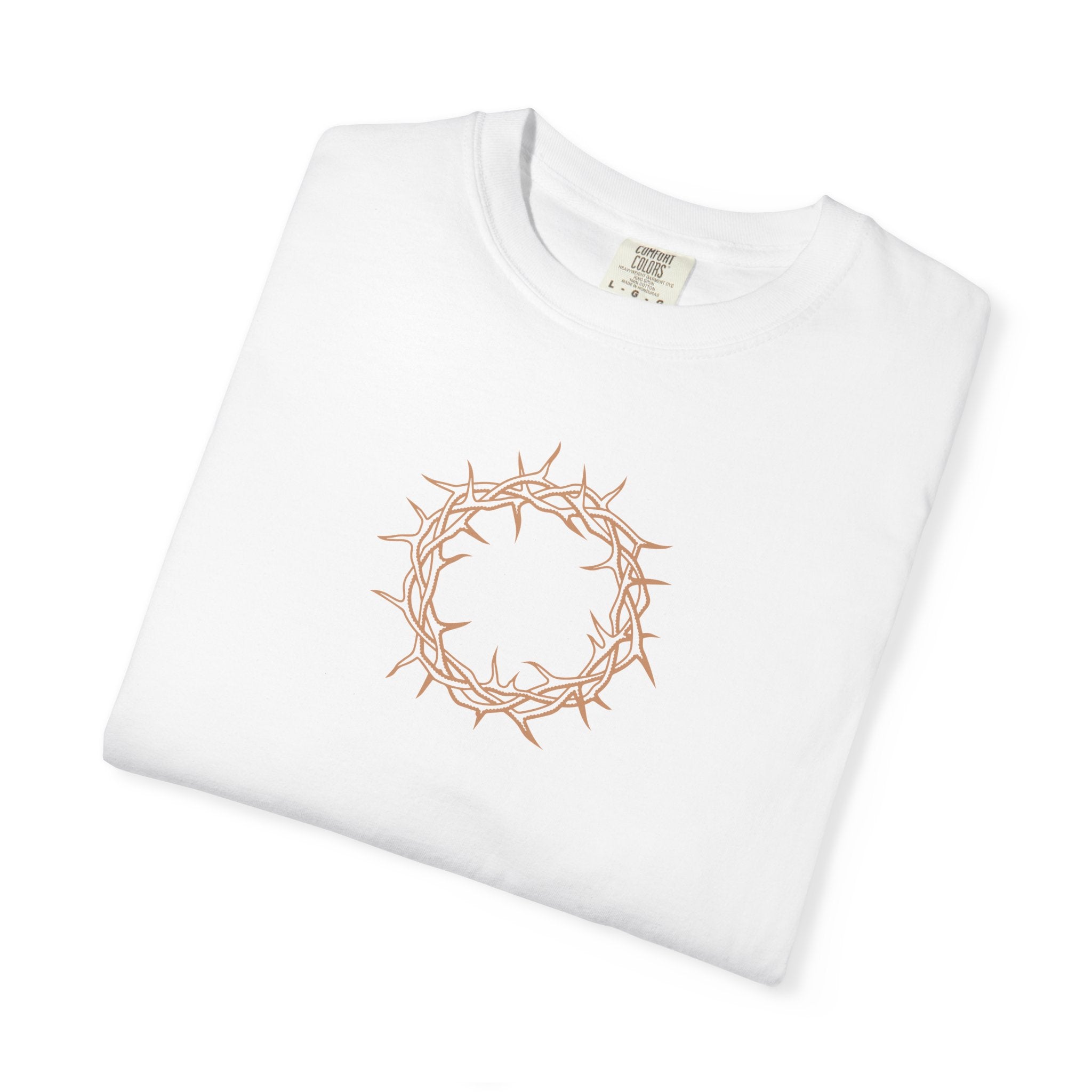 Relaxed T-Shirt -- Christian Theme -- Crown of Thorns (Light Red)