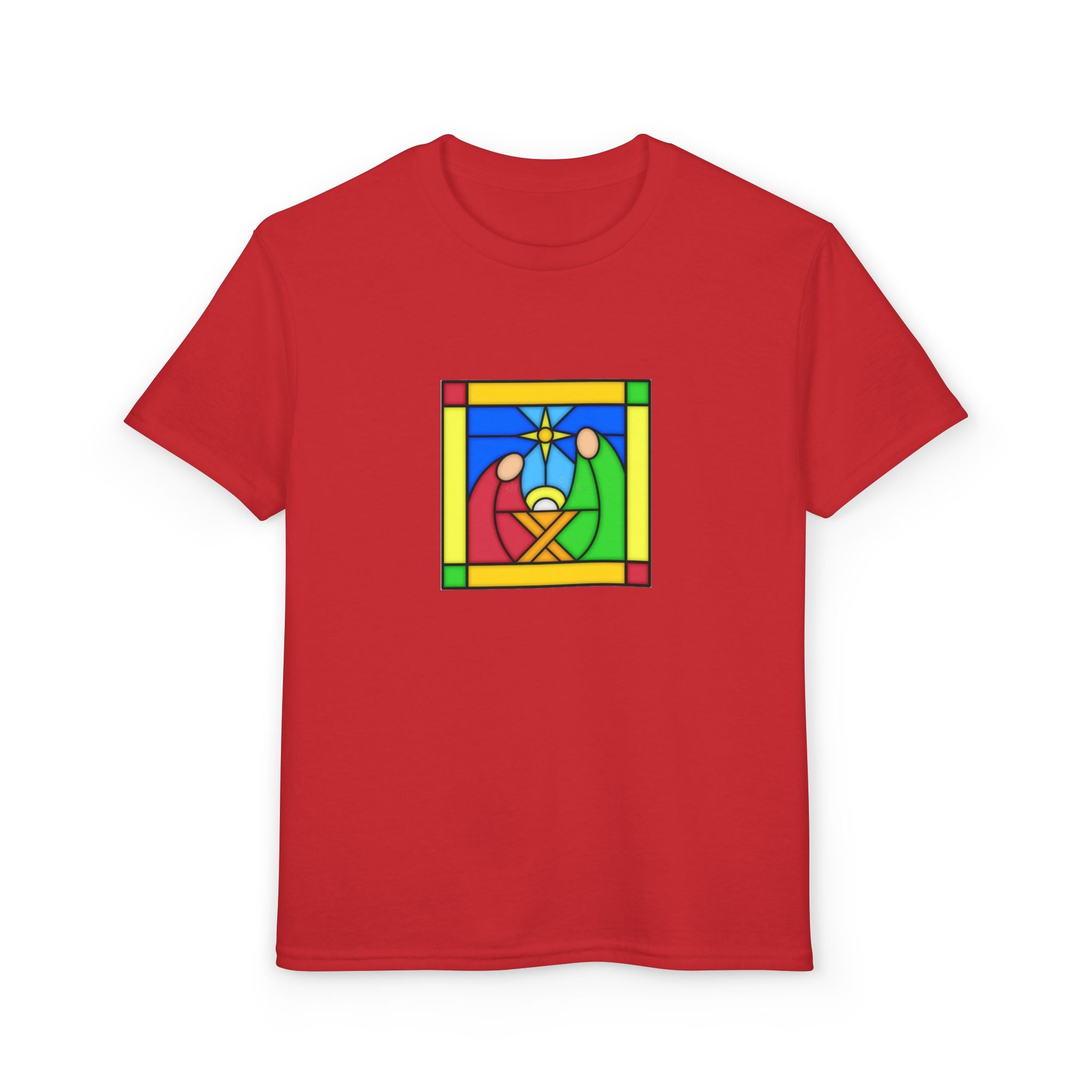 Kids T-Shirt -- Christian Theme -- Jesus Nativity